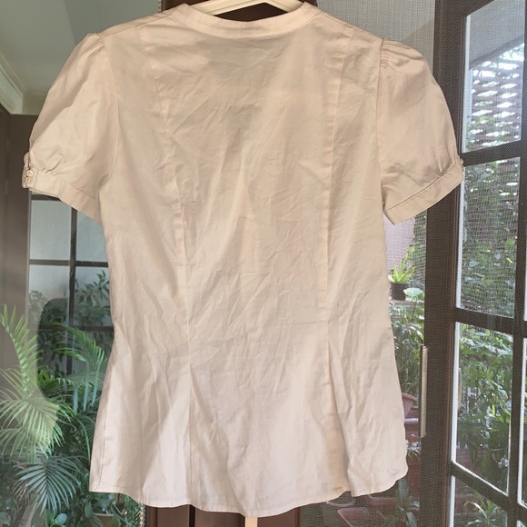 MANGO WHITE SHIRT. Size S. delicate. With concealed buttons. Worn once. - Picture 5 of 7